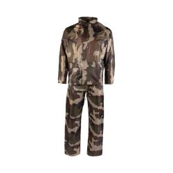 Tenue de pluie Mil Tec veste et pantalon polyester enduit PVC colonne d eau 3000 mm CCE