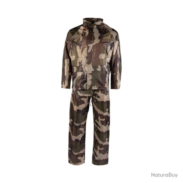 Tenue de pluie Mil Tec veste et pantalon polyester enduit PVC colonne d eau 3000 mm CCE