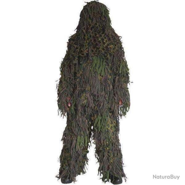 Tenue Ghillie Mil-Tec Jackal trois pi�ces polyester enduit PU avec capuche amovible nylon enduit PU 