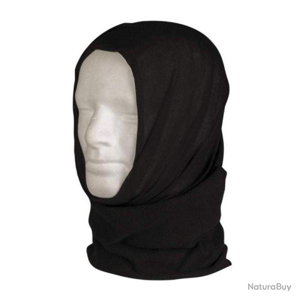 Tour de cou multifonction Mil-Tec en polyester avec partie polaire chaude convertible en bonnet, hea