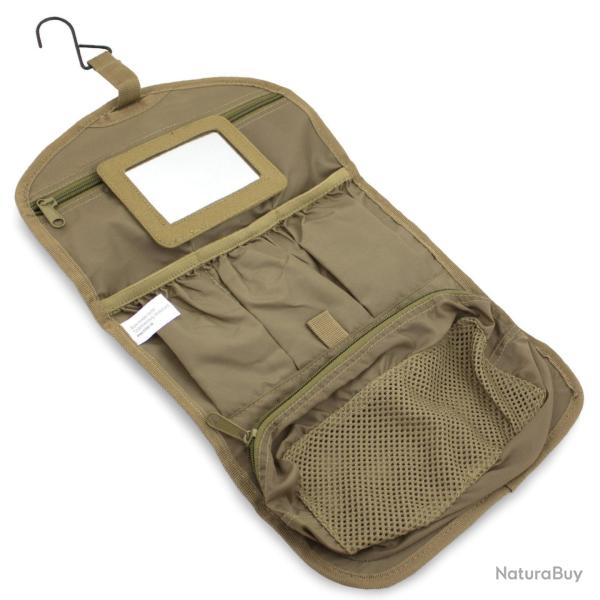 Trousse de toilette Mil-Tec Classic en polyester PVC � suspendre avec multiples compartiments d'orga
