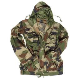 Veste de combat Mil Tec Commando Light Weight en polyester coton ripstop avec capuche et renforts co