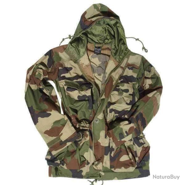 Veste de combat Mil Tec Commando Light Weight en polyester coton ripstop avec capuche et renforts co