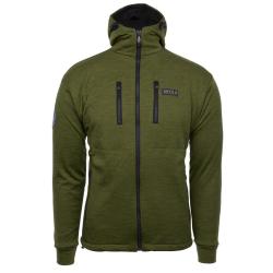 Veste polaire Brynje Antarctic avec capuche Vert olive - M