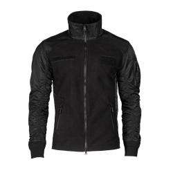 Veste polaire Mil-Tec USAF style aviateur torse polaire manches nylon avec fermeture &eacute;clair deux sen