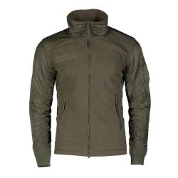 Veste polaire Mil Tec USAF style aviateur torse polaire manches nylon avec fermeture &eacute;clair deux sen