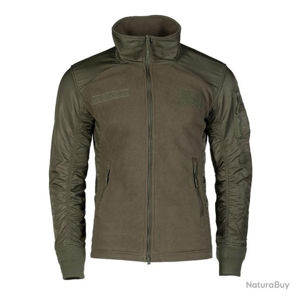 Veste polaire Mil Tec USAF style aviateur torse polaire manches nylon avec fermeture �clair deux sen