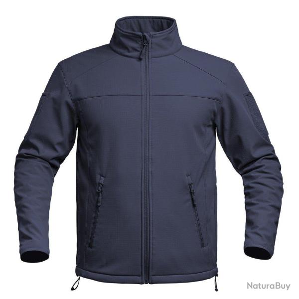Veste softshell A10 Equipment Fighter destockage Bleu marine