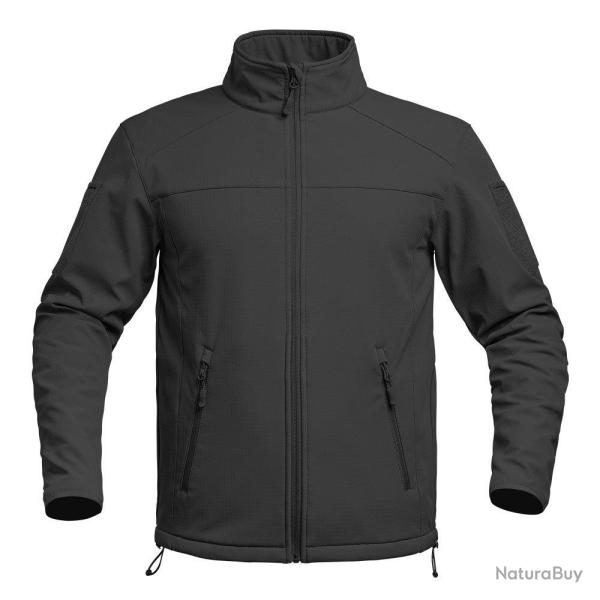 Veste softshell A10 Equipment Fighter d�perlante coupe-vent Noir - L