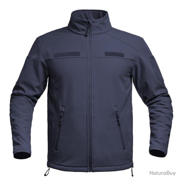 Veste softshell A10 Equipment Fighter Marine Nationale Bleu marine - L