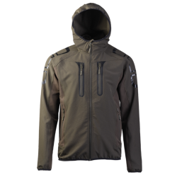 Veste softshell Mil-Tec Flex-Tech Dynamic Force polyester-&eacute;lasthanne 92/8 d&eacute;perlante avec capuche Ve