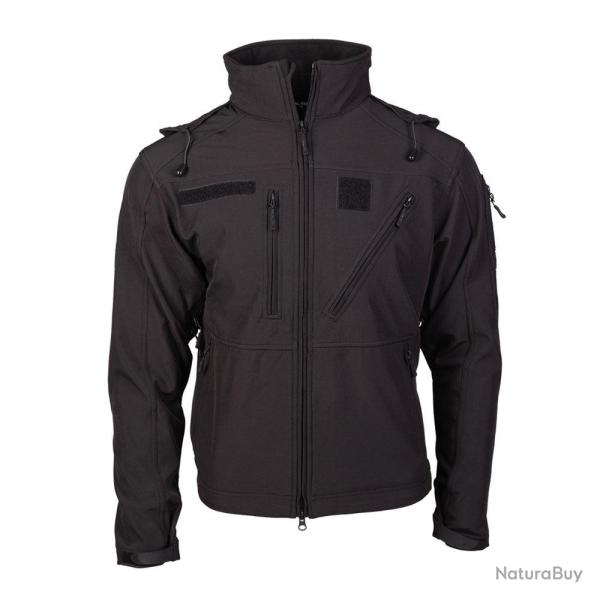 Veste softshell Mil Tec SCU14 avec membrane respirante et doublure polaire Noir