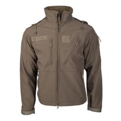 Veste softshell Mil Tec SCU14 avec membrane respirante et doublure polaire Vert Olive