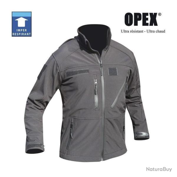 Veste softshell OPEX 3 Layers Dintex Camo Noir - XXL