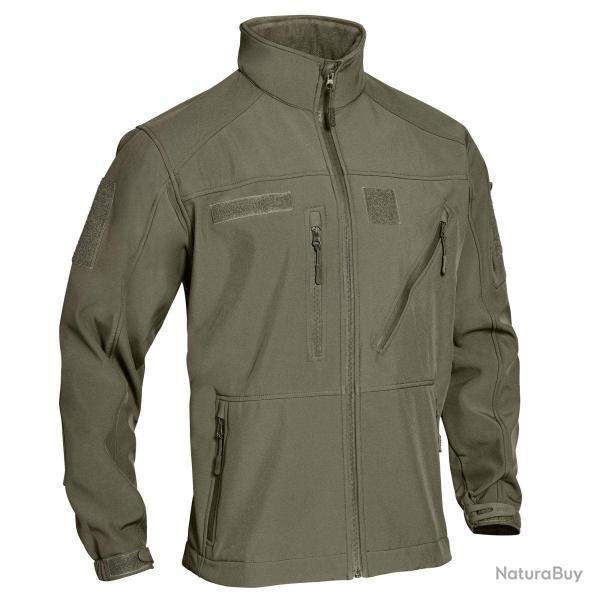 Veste softshell OPEX 3 Layers Dintex Camo Vert olive - L