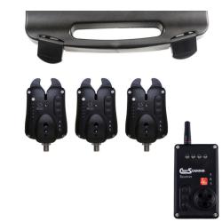 Coffret d&eacute;tecteurs carpe carpsounder set 3 roc xrs avec centrale