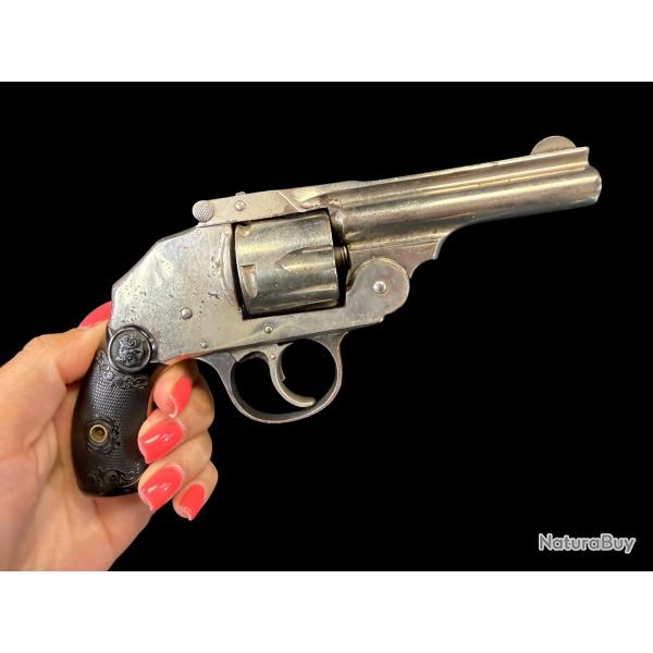 IVER JOHNSON SAFETY AUTO HAMMERLESS 2nd MODEL cal. 38sw num�ro de s�rie 36109