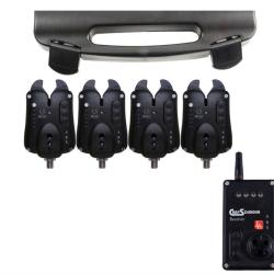 Coffret d&eacute;tecteurs carpe carpsounder set 4 roc xrs avec centrale
