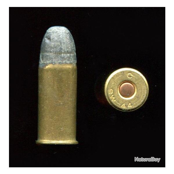 .44 S&W Russian - balle plomb - petite amorce cuivre - marquage : C. S&W 44