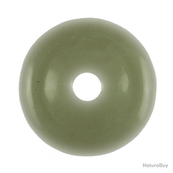 Donut Pi Chinois en jade vert de Chine pour pendentif 3 cm