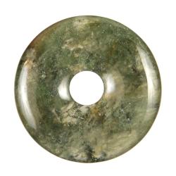 Donut Pi Chinois en agate mousse pour pendentif 3 cm
