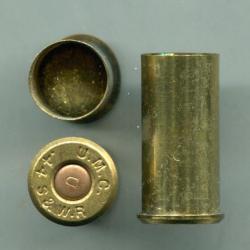 .44 S&W Russian - balle plomb sph&eacute;rique dans l'&eacute;tui - marquage :  UMC 44 S&W R