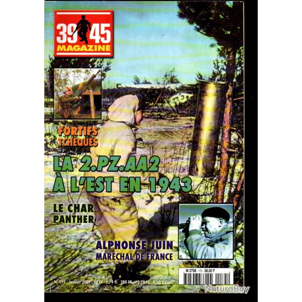 39-45 Magazine 175 le char panther part 2, alphonse juin, 2e blind�s germain,