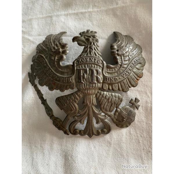 Plaque de casque � pointe prussien