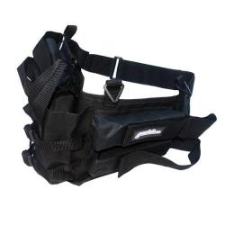 Paintball Harnais Field 4 pots + emplacement bouteille camo Horizontal