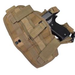 Holster de cuisse Molle TAN