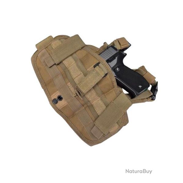 Holster de cuisse Molle TAN