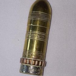 Briquet obus de poilu artisanat de tranch&eacute;e 14/18 WW1