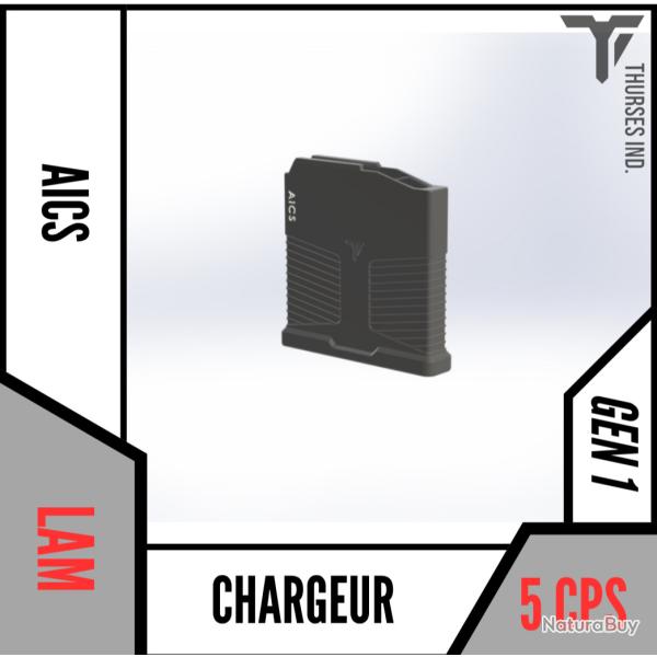 chargeur aics long action magnum 5 coups Thurses Industries