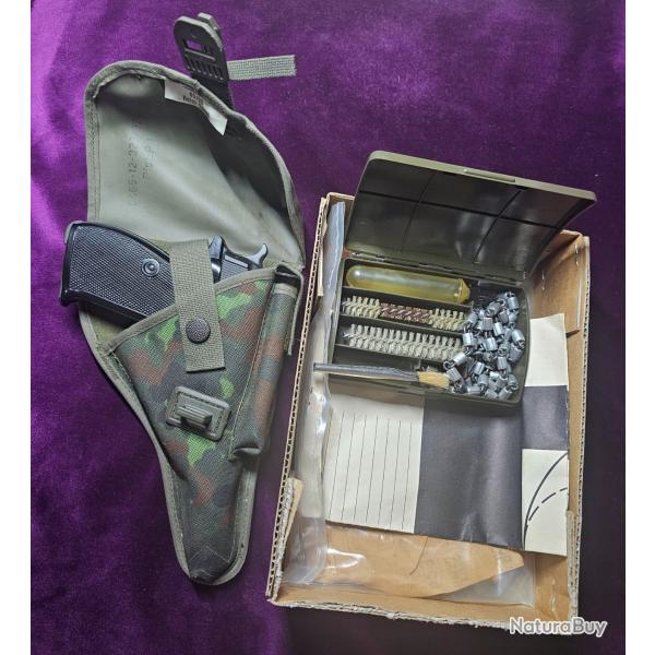 Pistolet Walther P1 Bundeswehr complet mono-matricule avec holster et accessoires