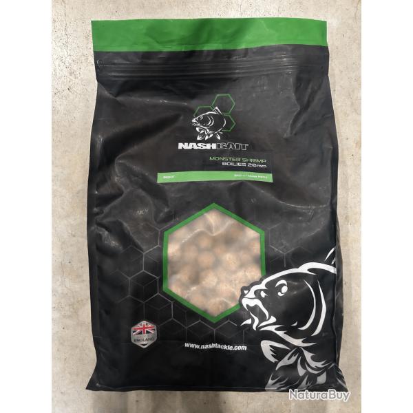 Bouillettes Nash 20mm 5kg Monster Shrimp