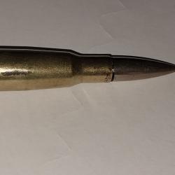 Balle neutralis&eacute;e de 8mm Lebel ancienne - ogive blind&eacute;