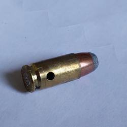 Cartouche neutralis&eacute;e - 9mm -  Ogive t&ecirc;te creuse semi blind&eacute; 100 grains