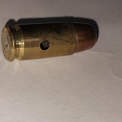 Cartouche neutralis&eacute;e - 9mm -  Ogive blind&eacute; nez plat 149 grains