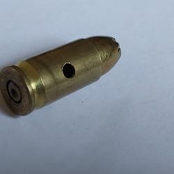 Cartouche neutralis&eacute;e - 9mm -  Ogive nez creux dor&eacute; 125 grains