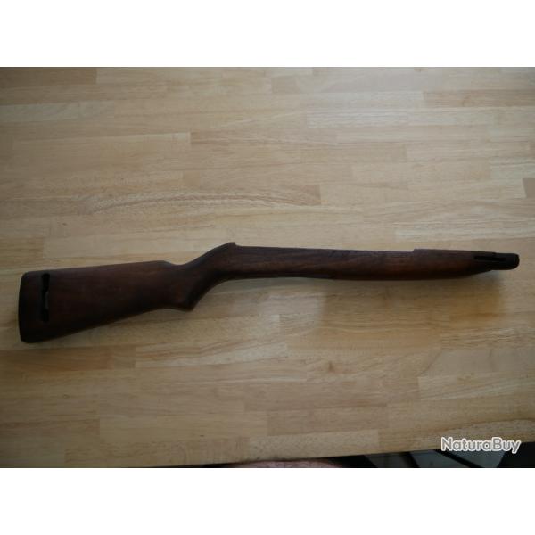 Crosse de carabine USM1/M2 r�-utilis�e apr�s guerre (petit recollage invisible de l'ext�rieur)