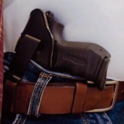 VALENTIN GANCH HOLSTER EN VELOUR &Agrave; PORTER DE L'INT&Eacute;RIEUR POUR WALTHER P22