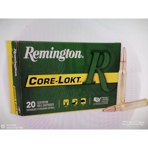 Remington core-lock 30-06 spring 180 grains psp 20 munitions