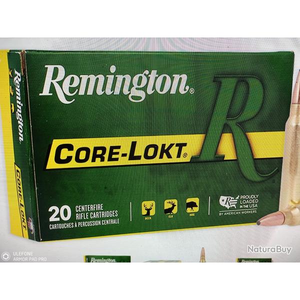 Remington core-lock 300 win mag 180 grains psp 20 munitions