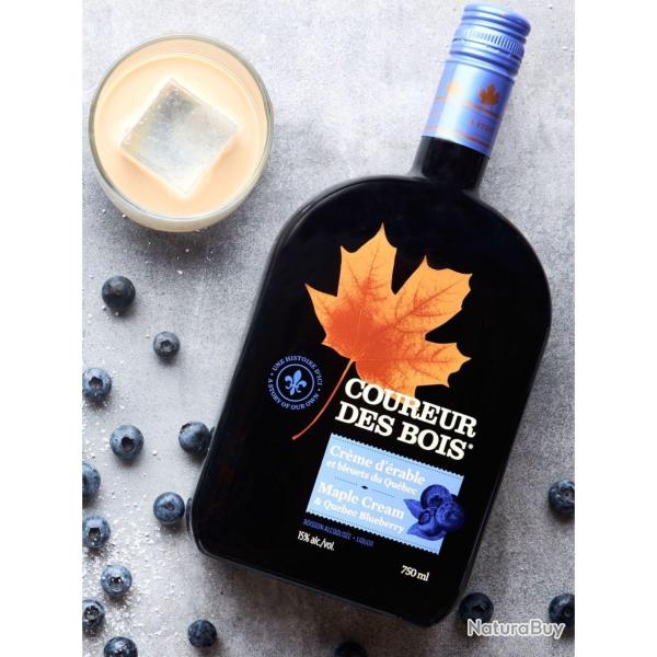 - Coureur des Bois - CR�ME D'�RABLE AUX BLEUETS LOT DE 3