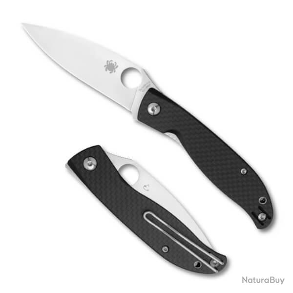 Couteau pliant Spyderco "MANTRA 4" fibre de carbone et G10