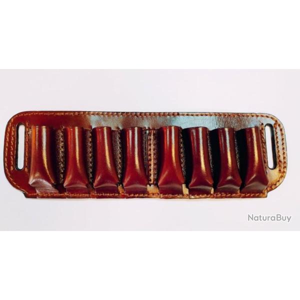 VALENTIN GANCH ETUI A CARTOUCHES 8 TUBES CAL 12 SANS COUVERCLES