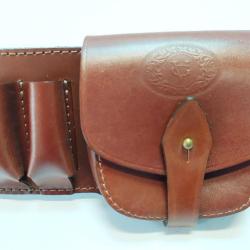 VALENTIN GANCH CARTOUCHIERE 2 TUBES CAL 12 AVEC POCHETTE