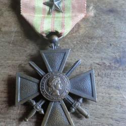 m&eacute;daille  1 &eacute;toile r&eacute;publique fran&ccedil;aise  1939
