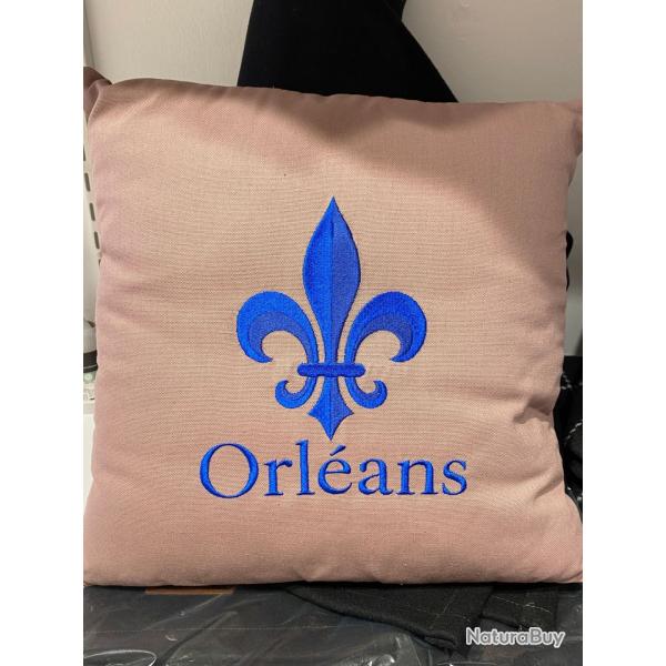 coussin Orl�ans taupe