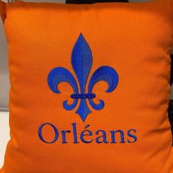 coussin Orl&eacute;ans Orange